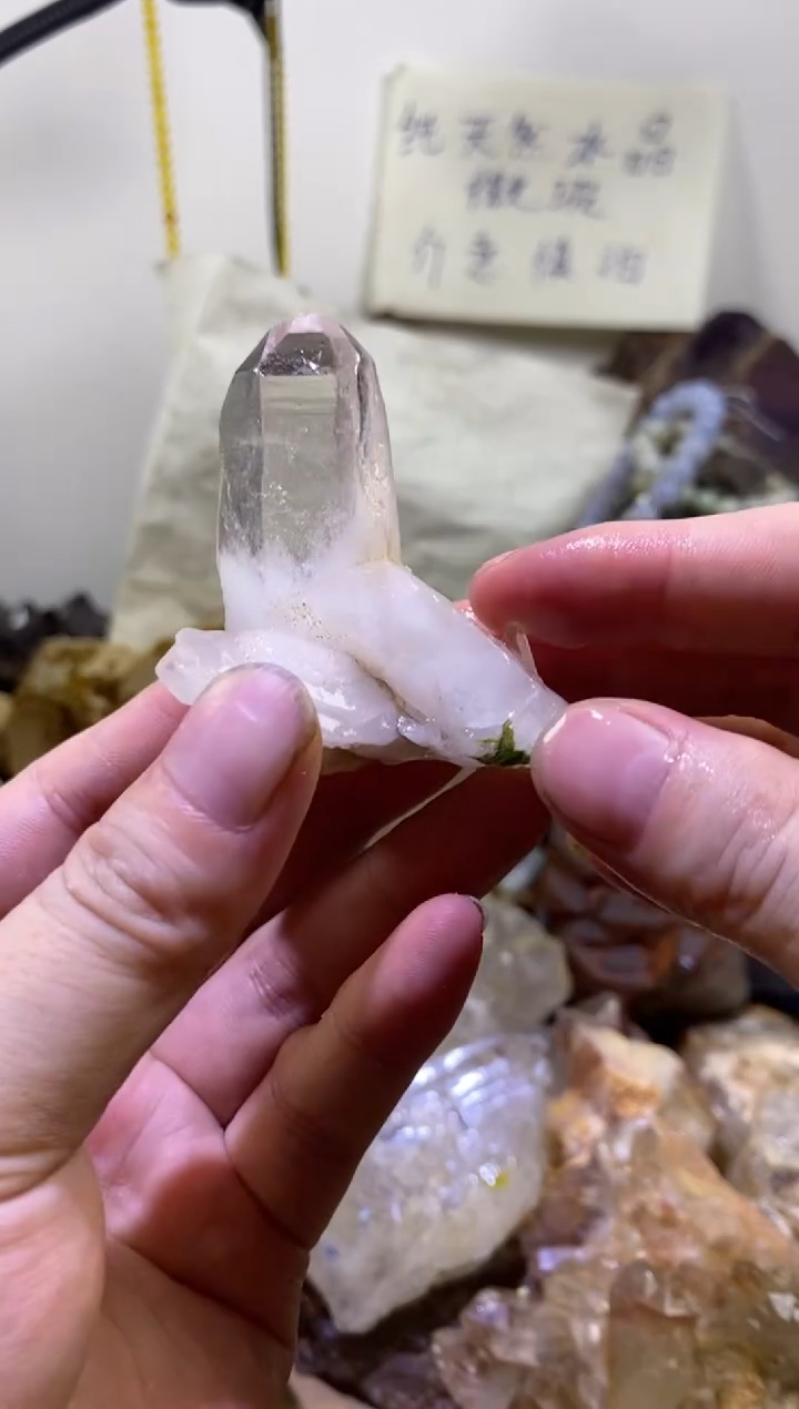 未镶嵌珠宝半成品水晶11号金口河晶簇
