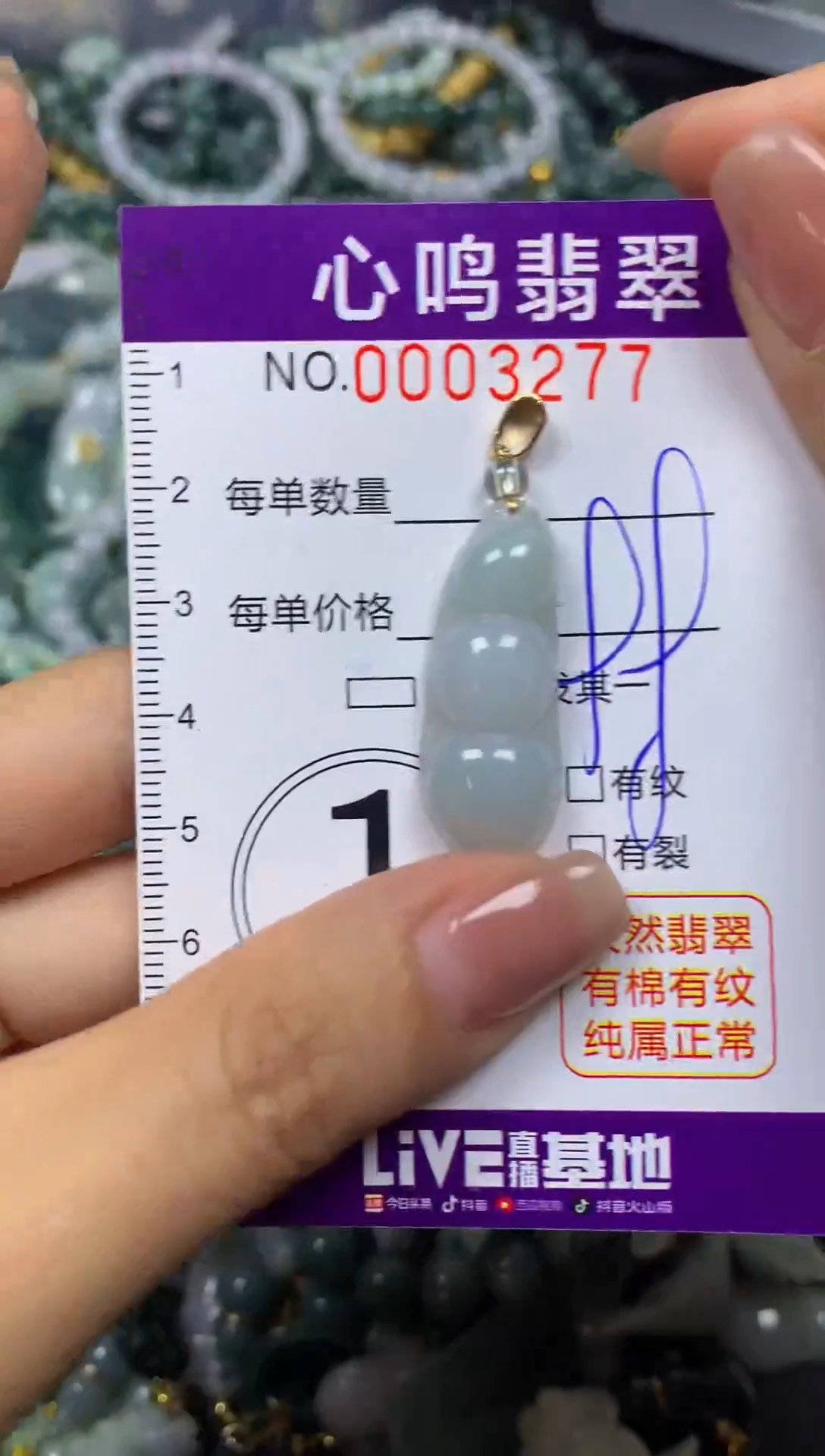 翡翠未镶嵌颈饰闪购003277