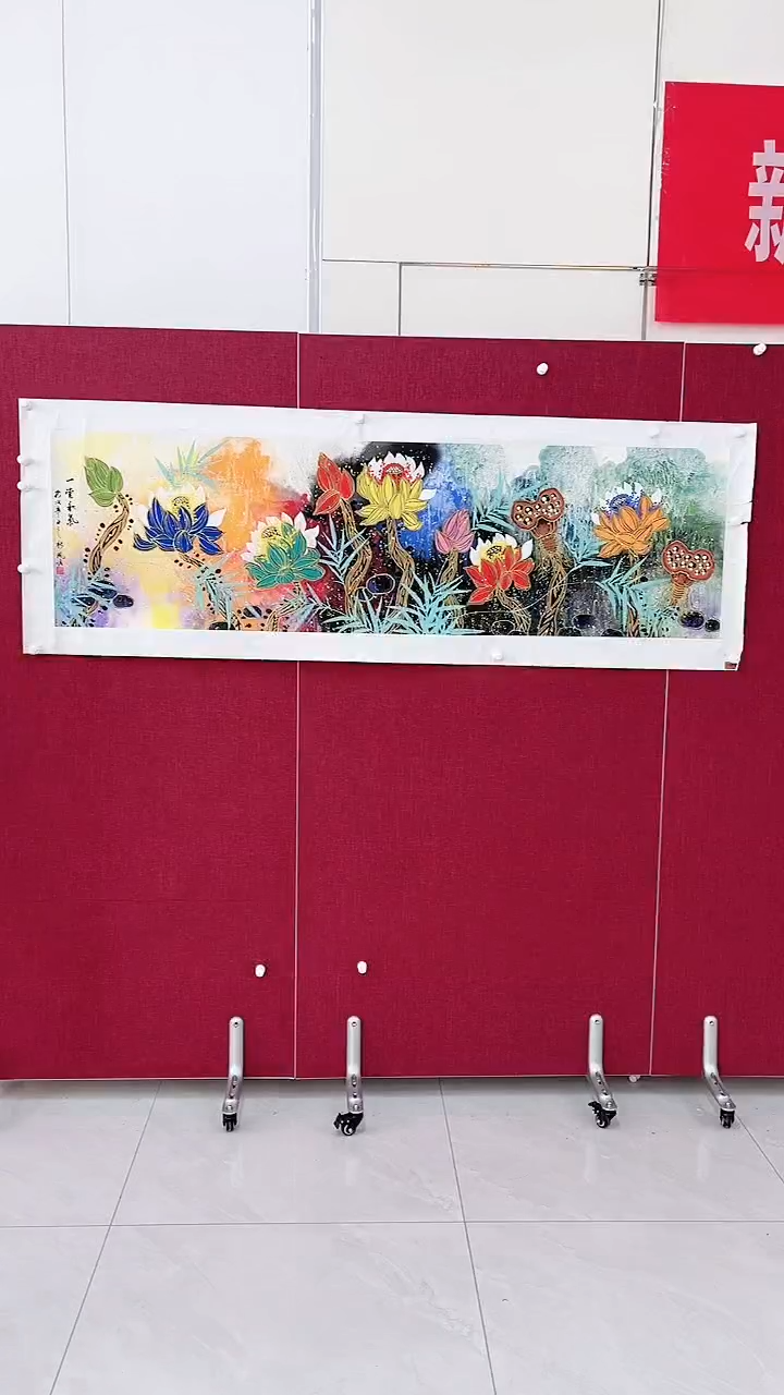 【闪购商品】绘画杨风顺绘画8平尺花鸟金奖紫袍作品