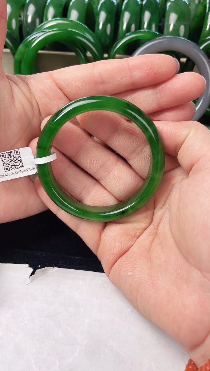 【闪购商品】和田玉（碧玉）手镯未镶嵌碧玉手镯