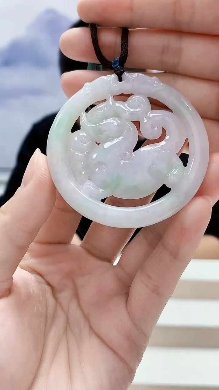 未镶嵌定制翡翠4831lr-毛货挂件13