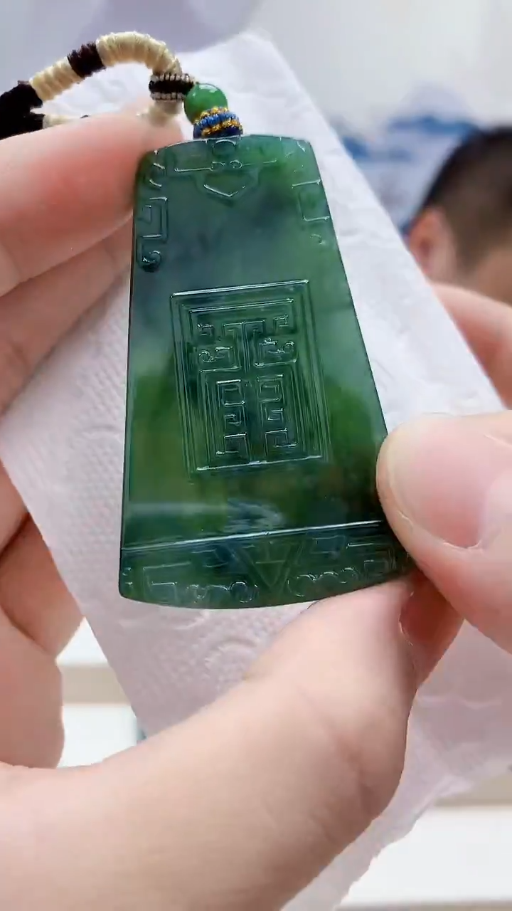 未镶嵌定制翡翠4898bb-毛货挂件96