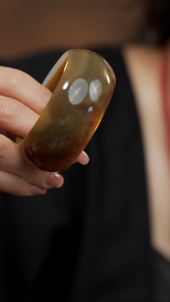 【闪购商品】玛瑙/玉髓手镯未镶嵌@CLP02112999@58圈口