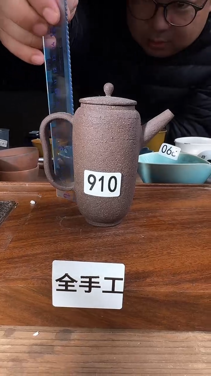婺州龙窑烧制技艺全手工壶（910