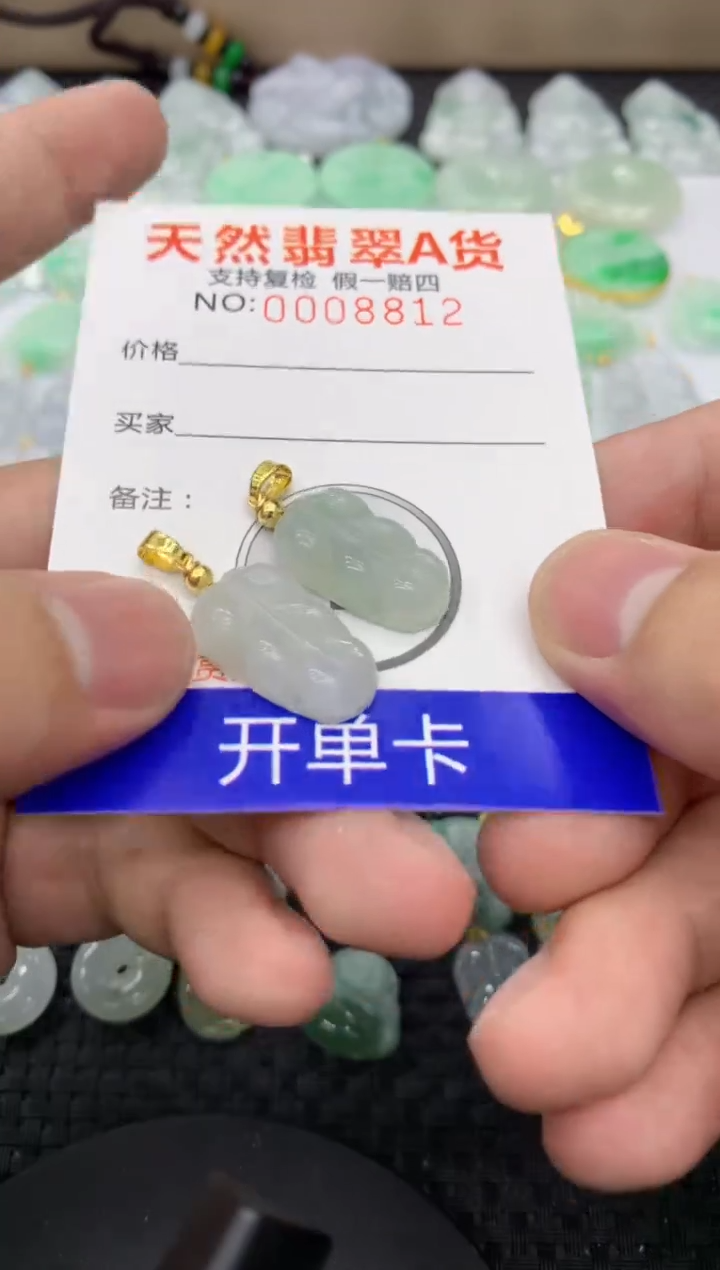 【闪购商品】翡翠颈饰未镶嵌11111111111