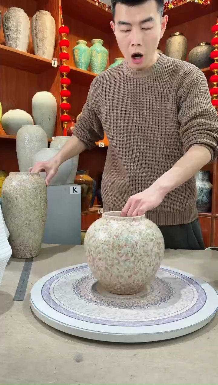 【闪购商品】瓶陶瓷花瓶 无花 绿野仙踪小号