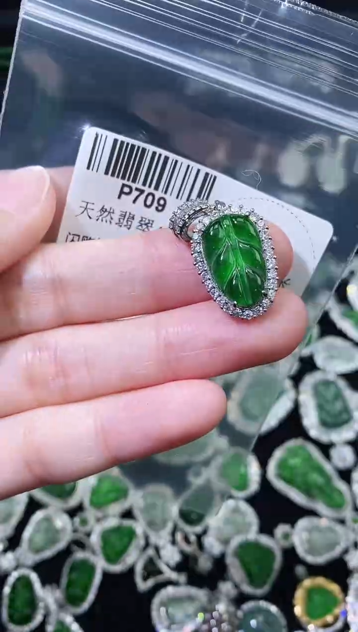 翡翠未镶嵌颈饰精美翡翠-多样性只发一件P709