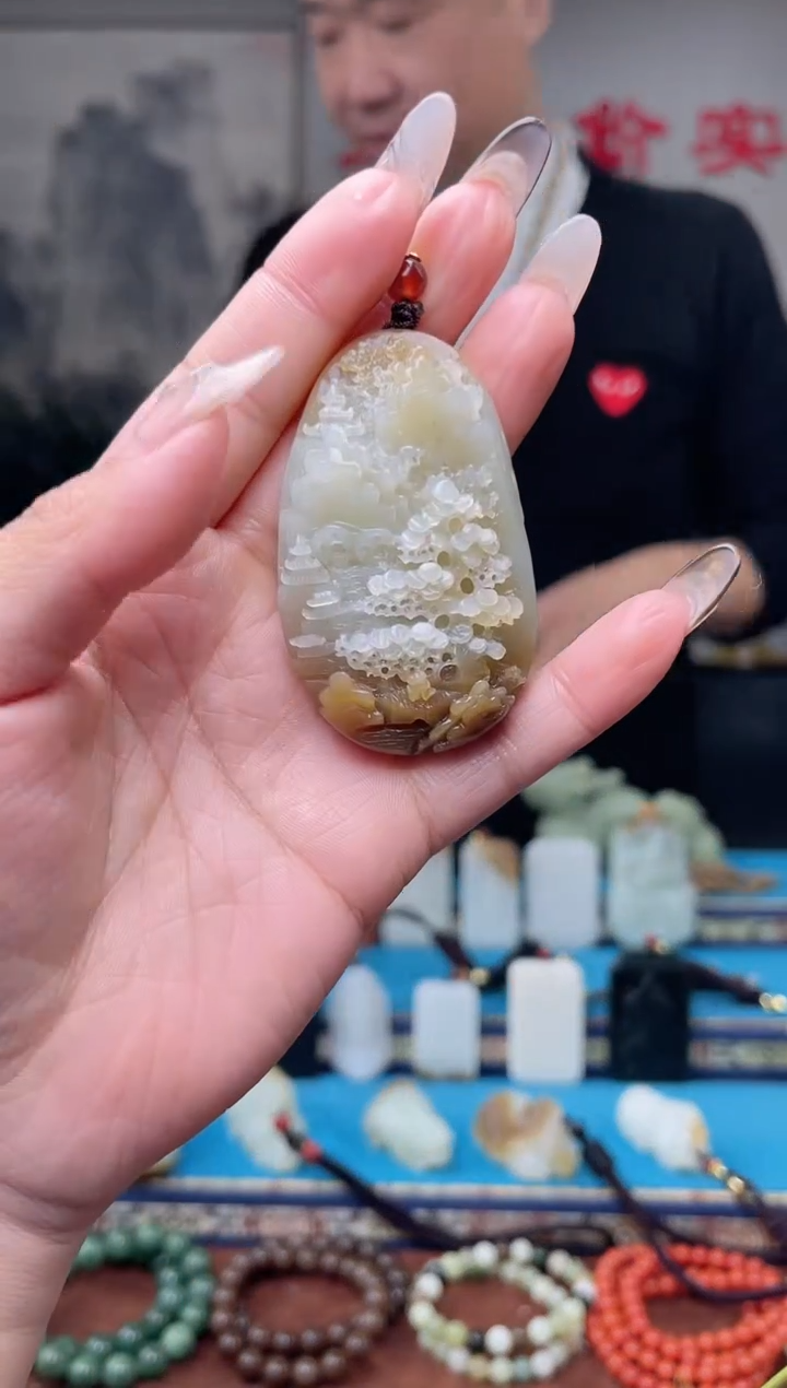 【闪购商品】和田玉挂件未镶嵌1