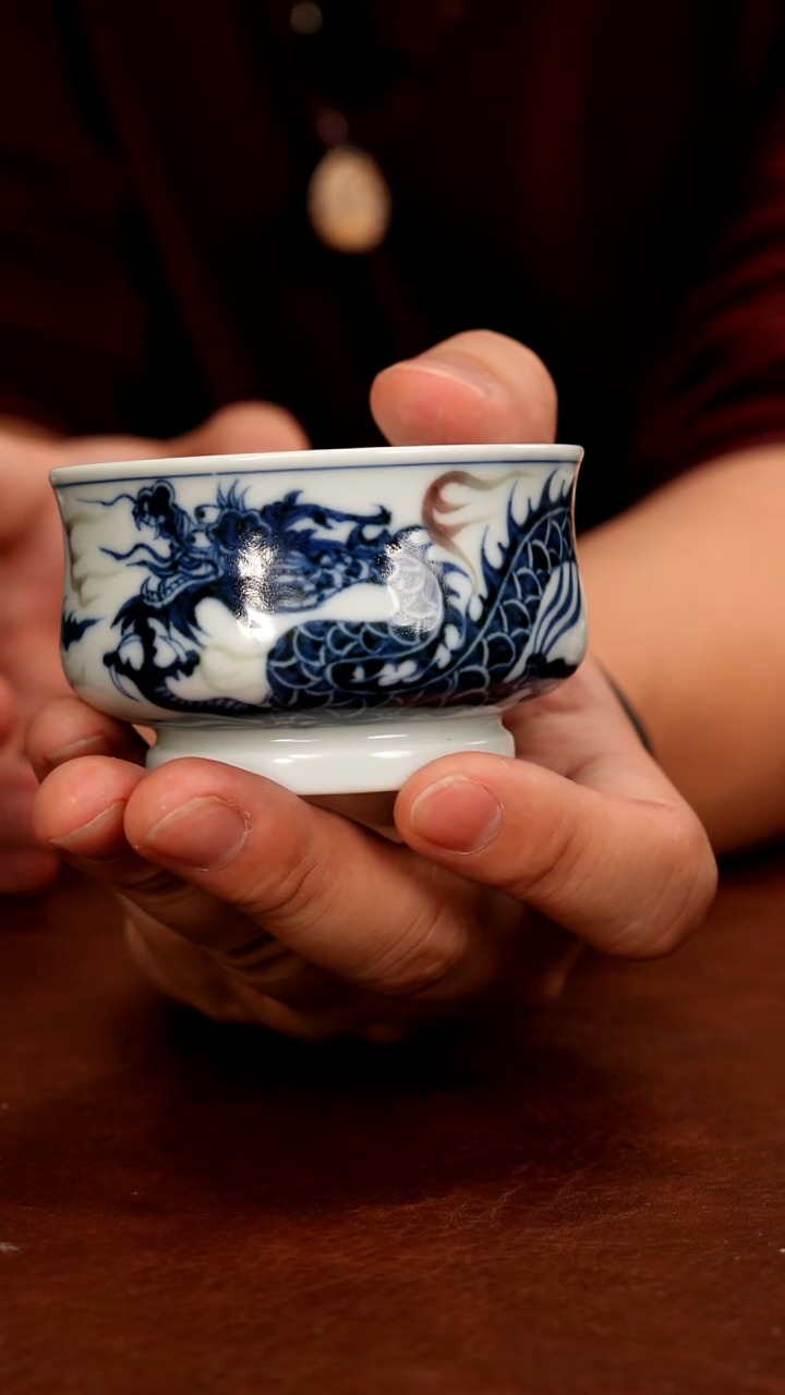 陶瓷景德镇瓷器，青花瓷手绘茶具~