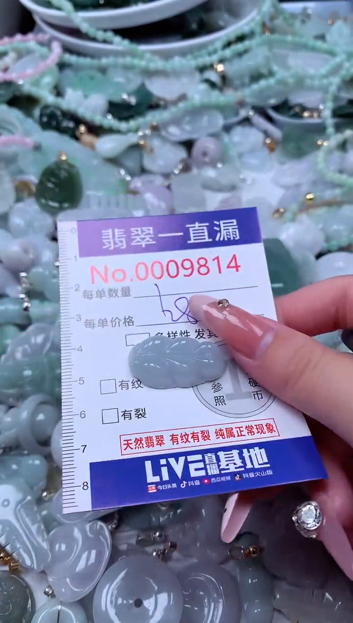 翡翠未镶嵌吊坠(不含链)9814