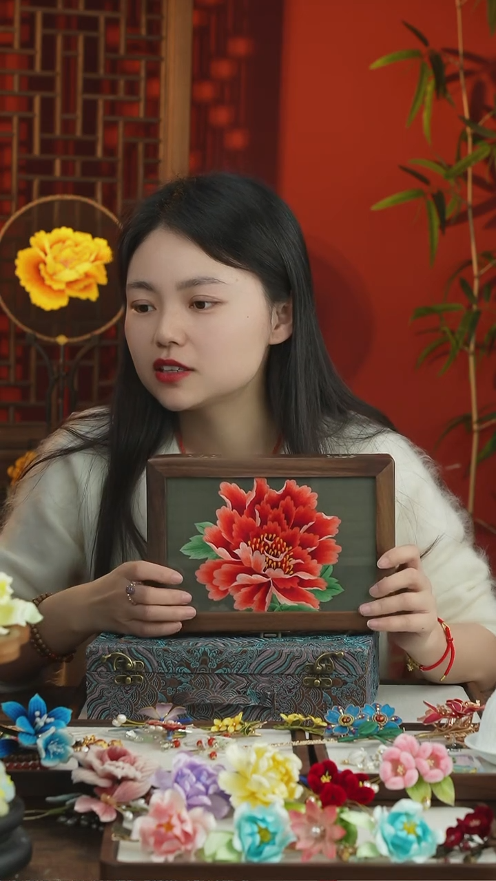 刺绣非遗苏绣首饰盒