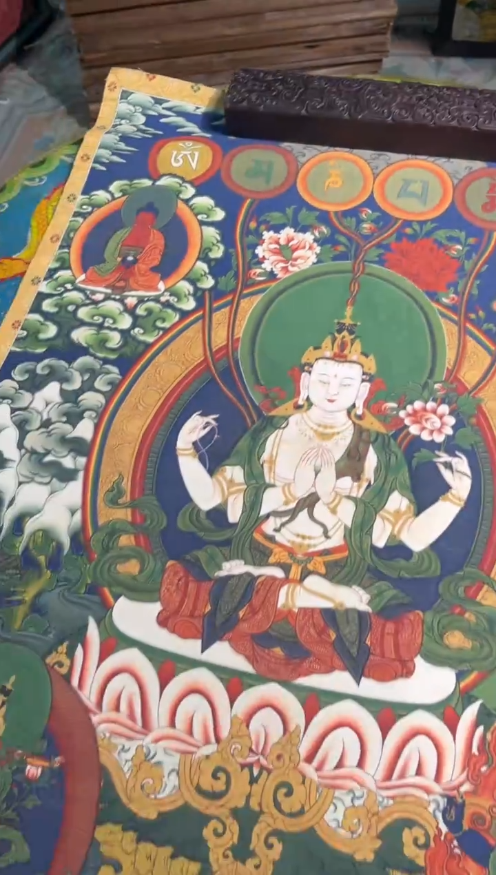 卷轴画东东唐卡tk16