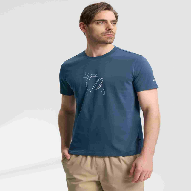 诺帝卡 百搭舒适短袖圆领T恤-232TO32014MY