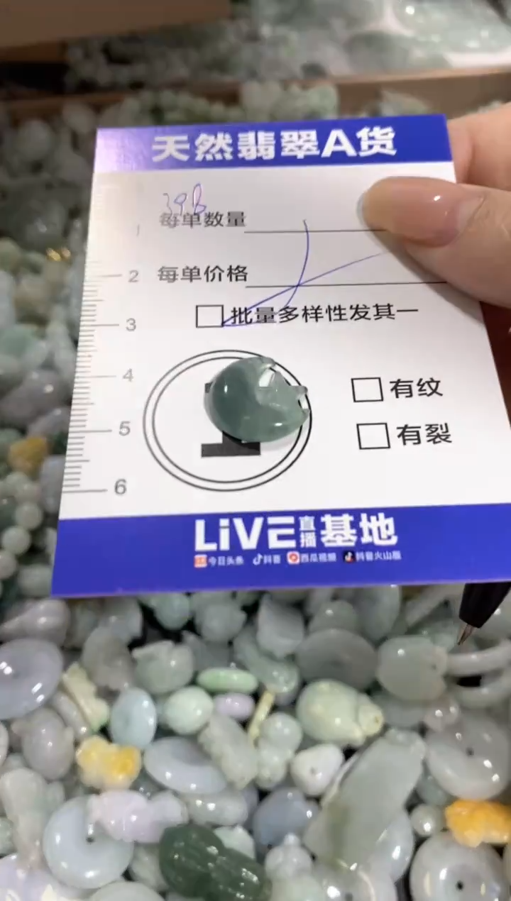 颈饰未镶嵌翡翠天然翡翠A货批量多样性发一件