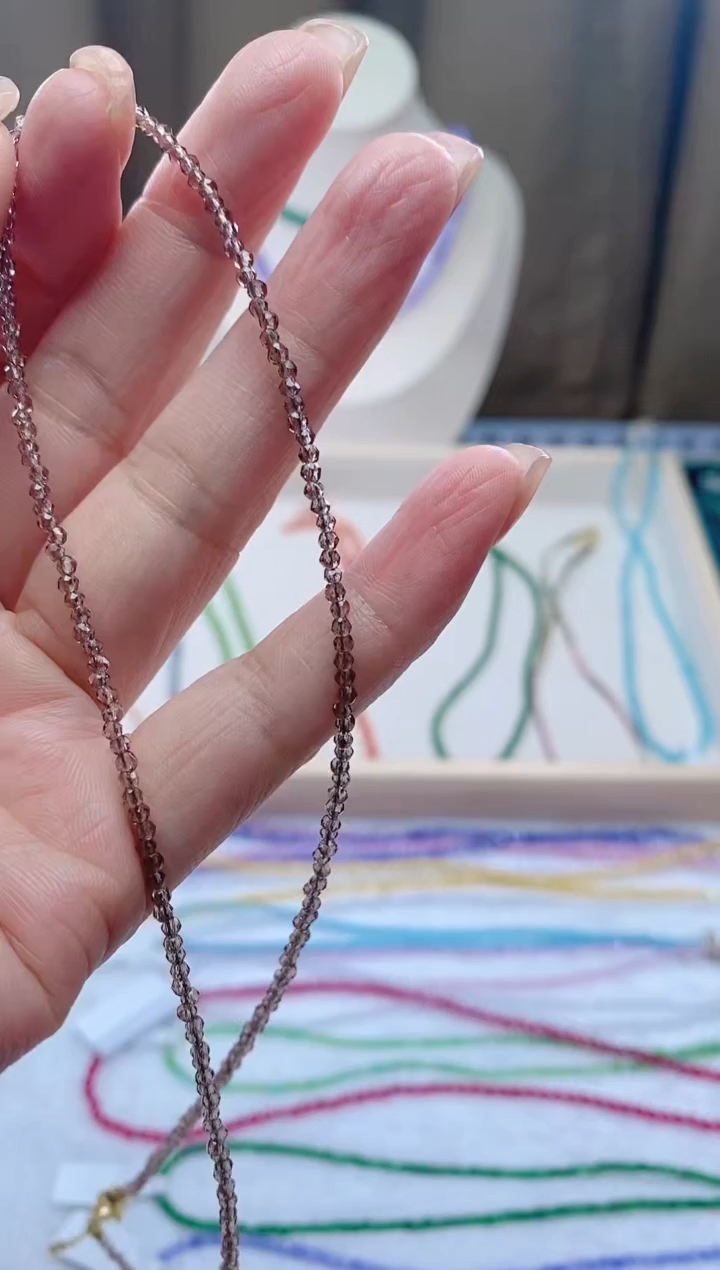 【闪购商品】尖晶石颈饰14K金镶嵌诗颜甄选珠宝SYZB16