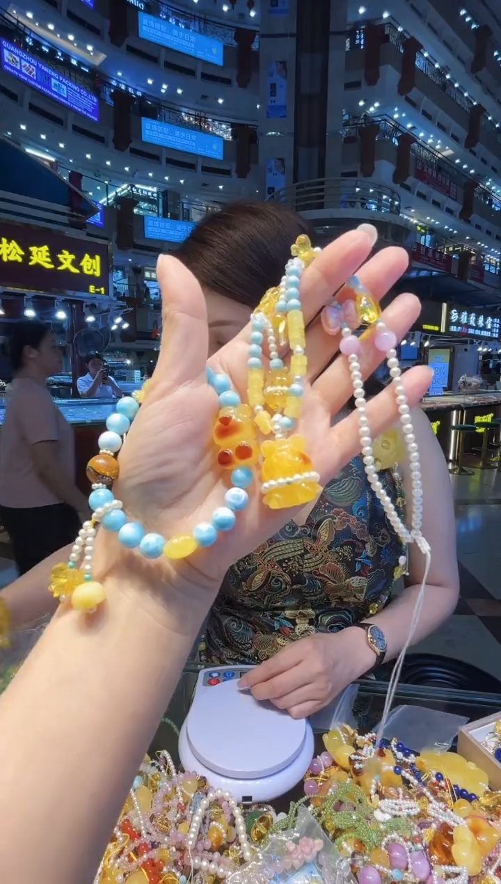 琥珀套链未镶嵌【多样性发一】