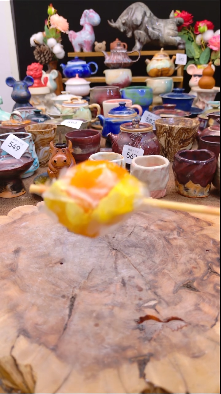 A**m景德镇高温窑变系列 微瑕 