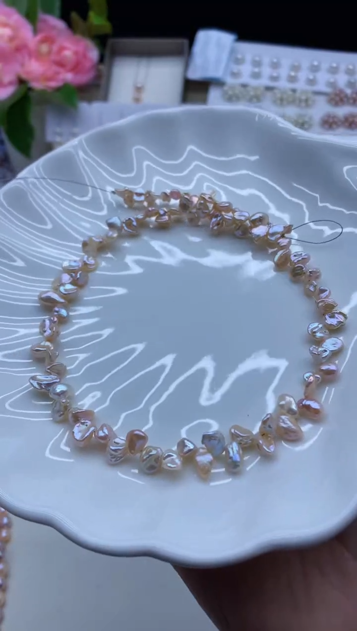 【闪购商品】淡水珍珠颈饰未镶嵌淡水珍珠项链