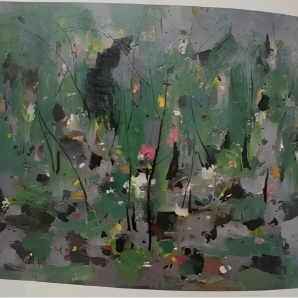 复刻版画吴冠中-61*90-春归何处