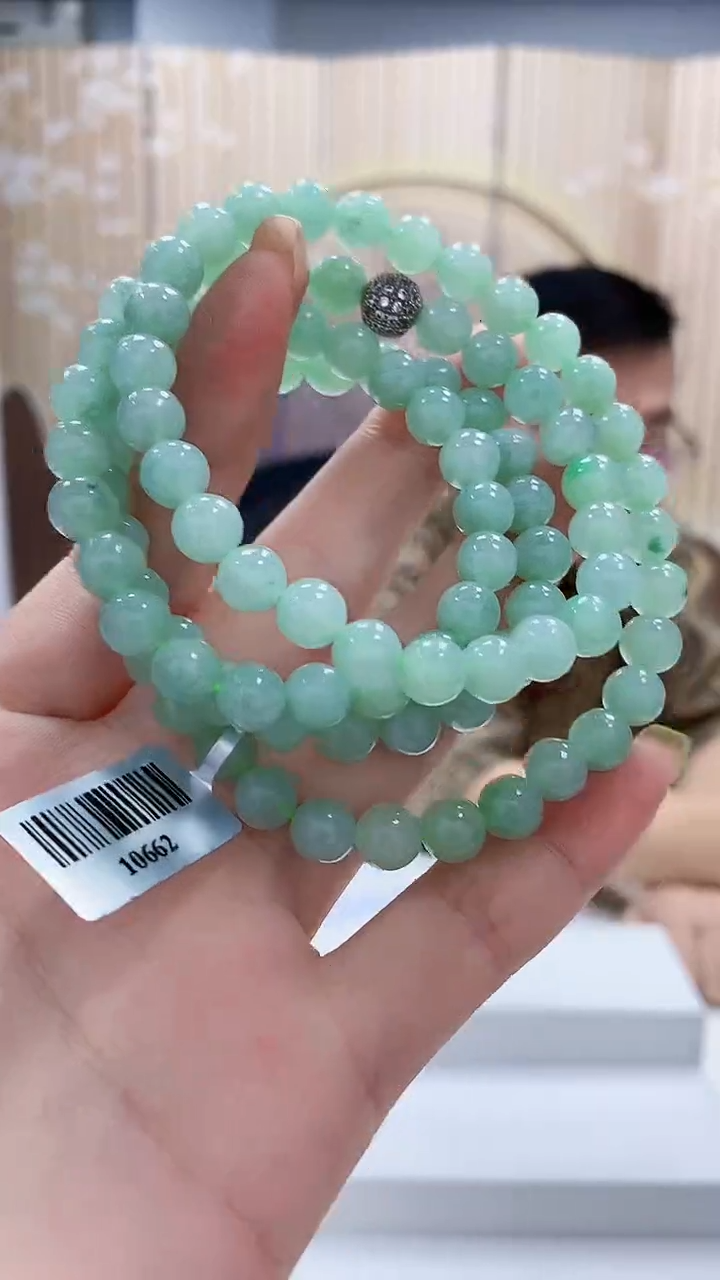 未镶嵌定制翡翠5153ry-毛货珠链21