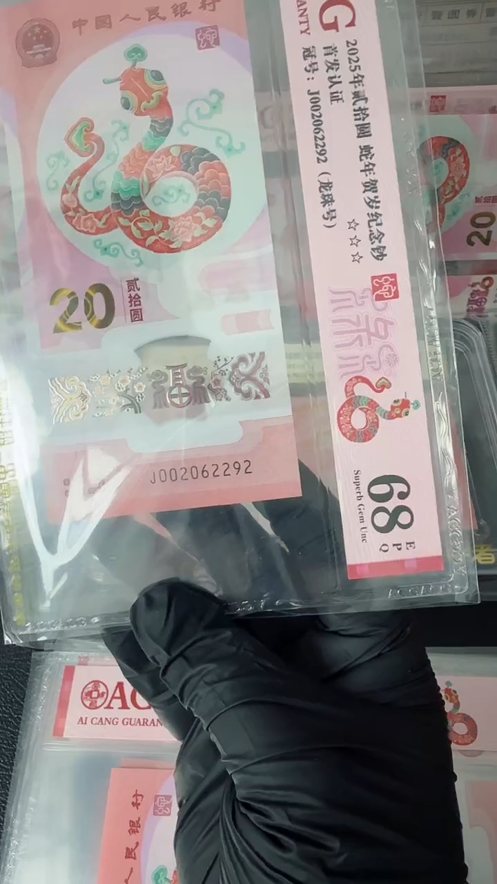 【闪购商品】2025年蛇钞单张J002062292