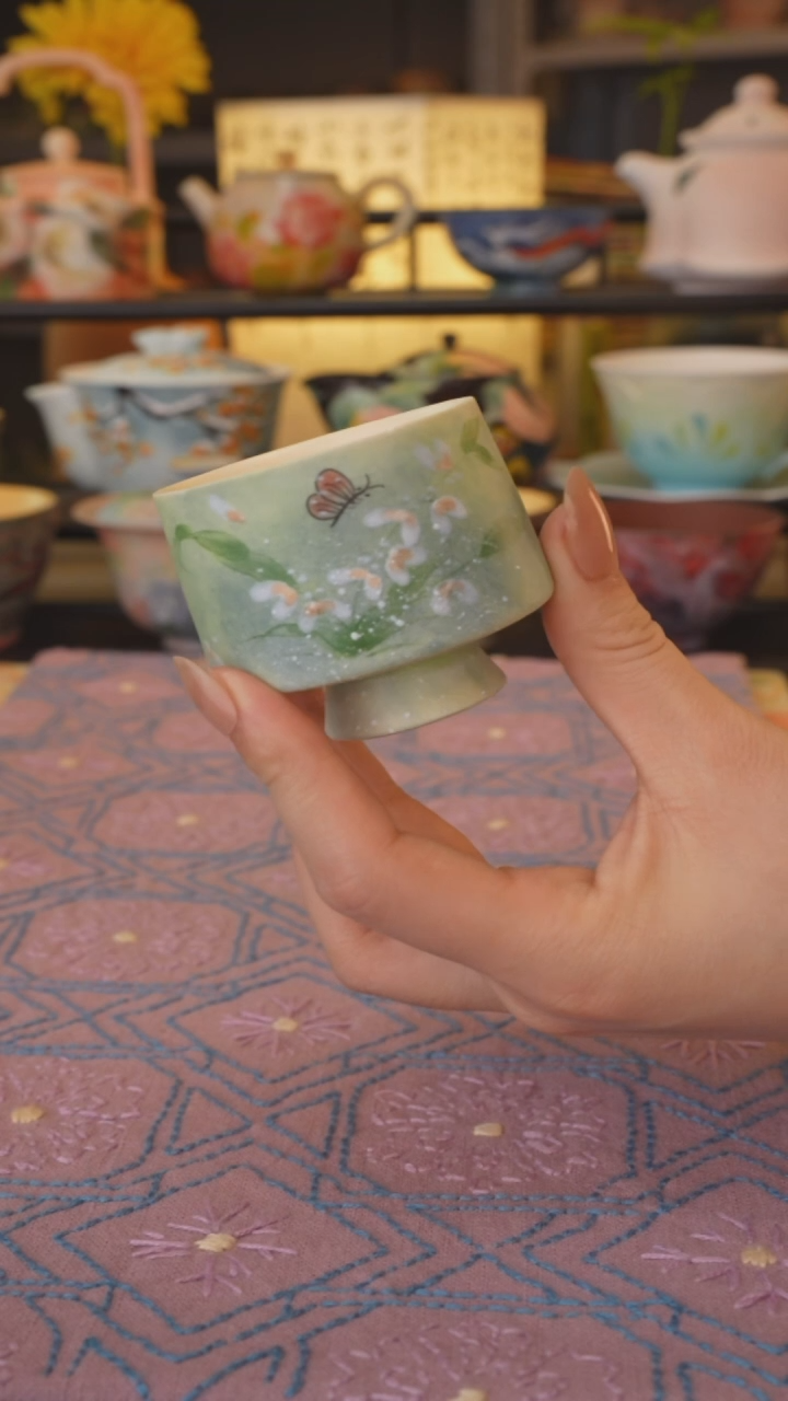 【闪购商品】文心兰系列 高脚杯