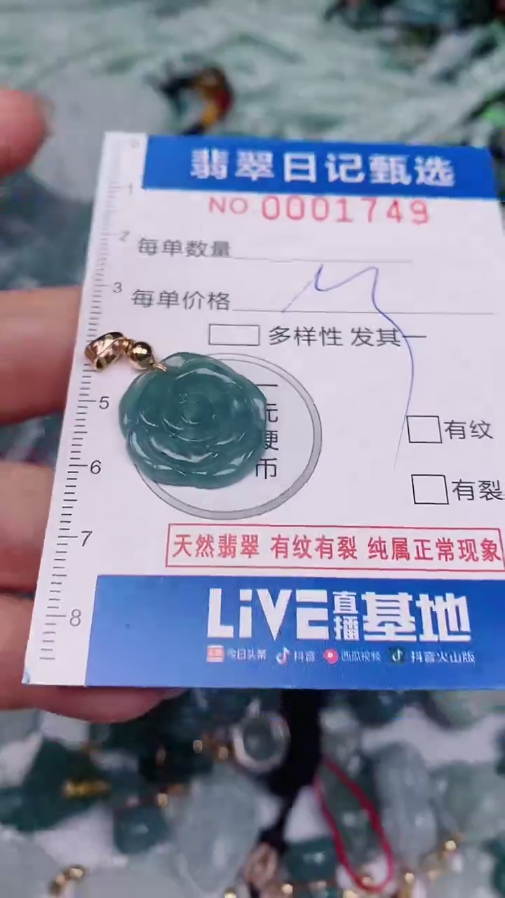 【闪购商品】翡翠颈饰未镶嵌00001749