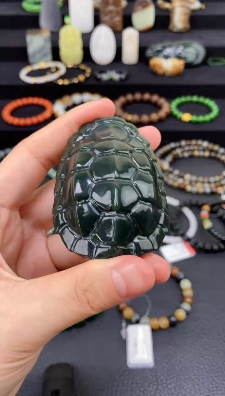 未镶嵌和田玉挂件龟甲把件