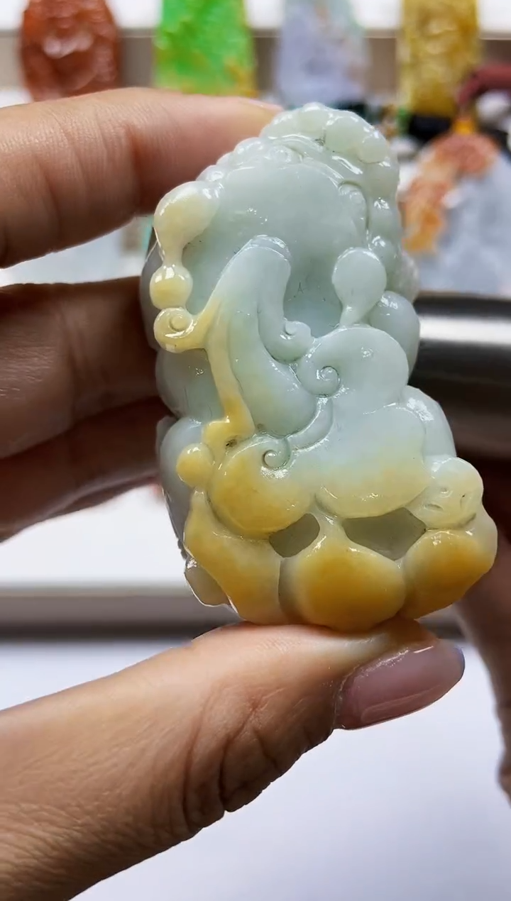 颈饰未镶嵌翡翠翡翠A货