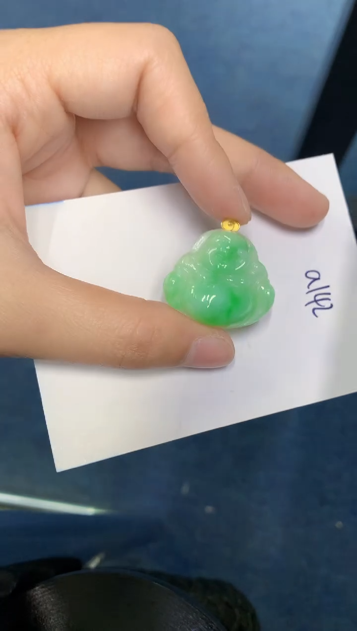 【闪购商品】翡翠颈饰18K金镶嵌000000000