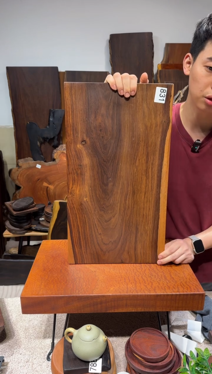 风车木（黑檀木）尺寸54*31*2.3编号831