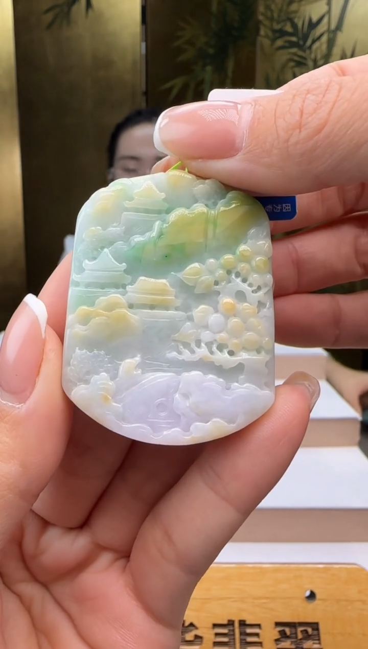 颈饰未镶嵌翡翠XY@@60B7J19715