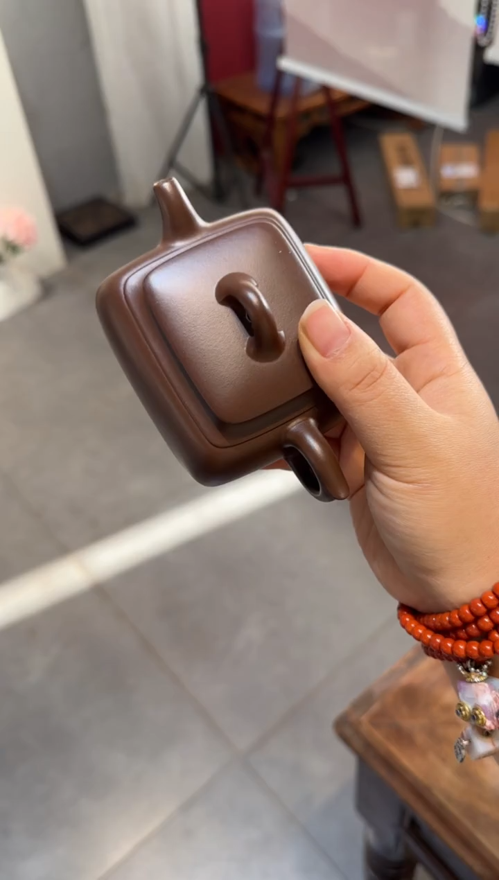 茶壶紫砂葛*长四方 紫砂壶