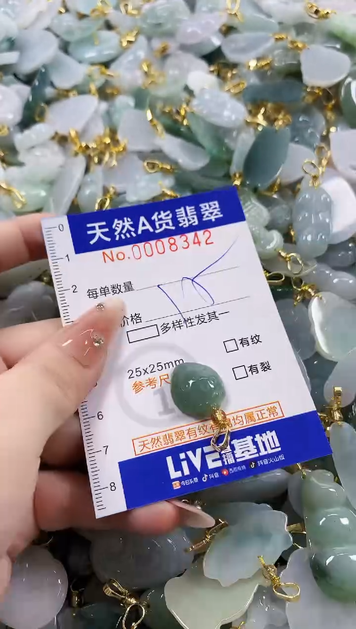 颈饰未镶嵌翡翠天然A货翡翠