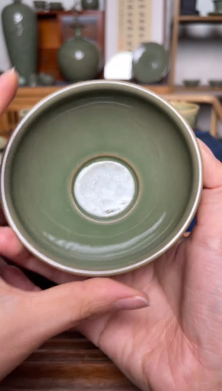 【闪购商品】其他27纯手工秘色毗卢杯 微瑕福利