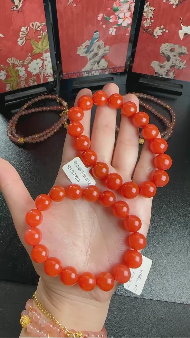 【闪购商品】南红玛瑙手串未镶嵌WY0114064多样性发一