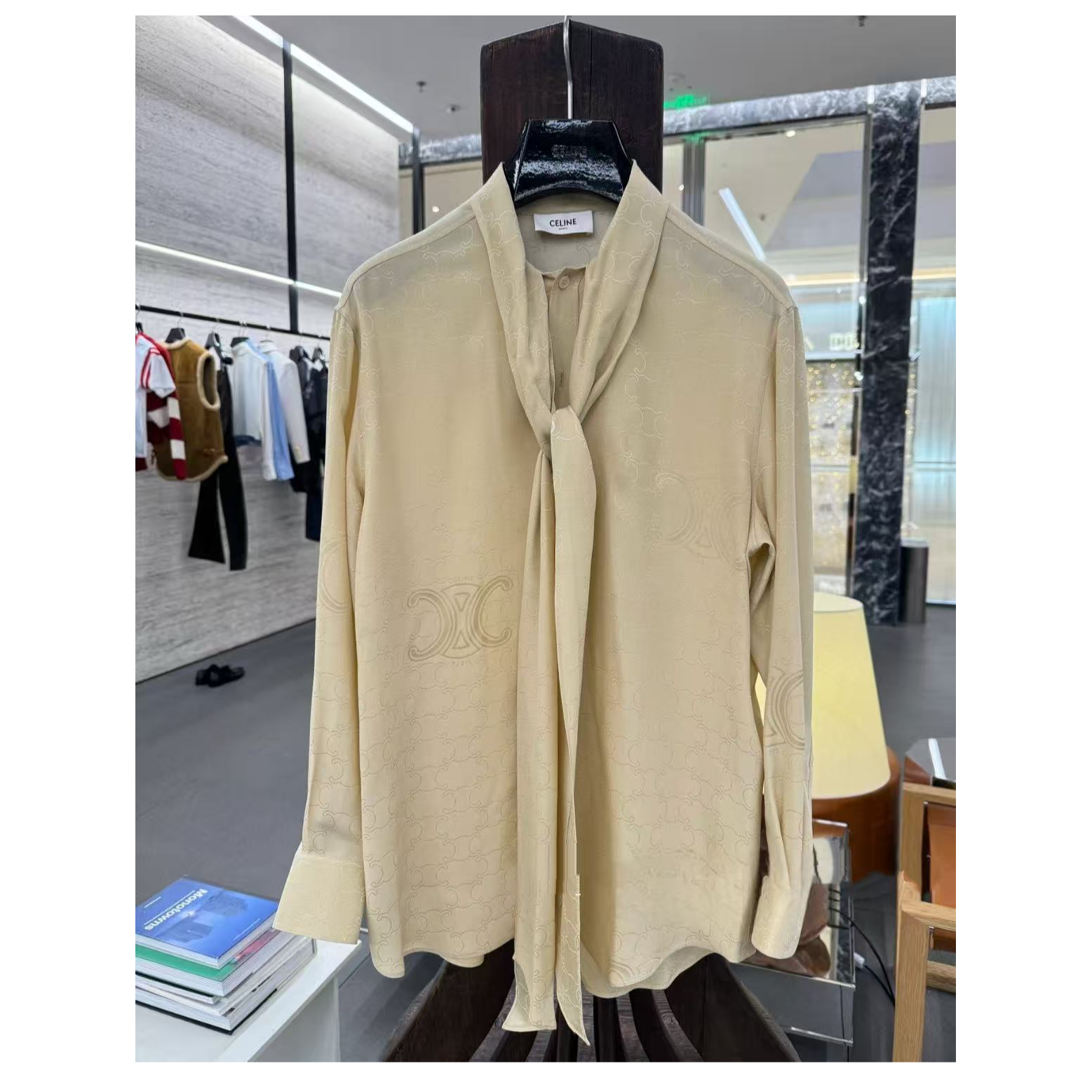 未使用 Celine/思琳 双双臻选/tf00270/赛琳衬衫/36