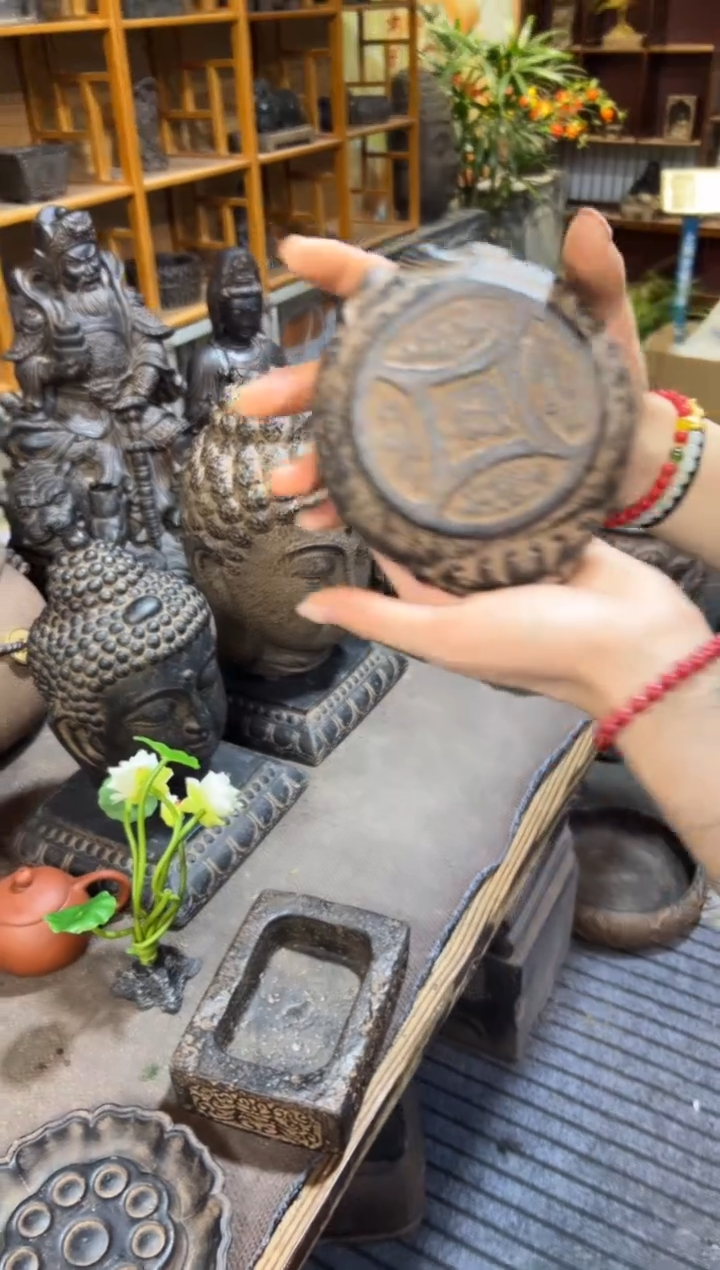 陶土【火山泥】金蟾小底座