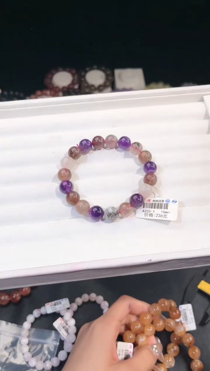 【闪购商品】水晶手链未镶嵌多样性发一彩极光