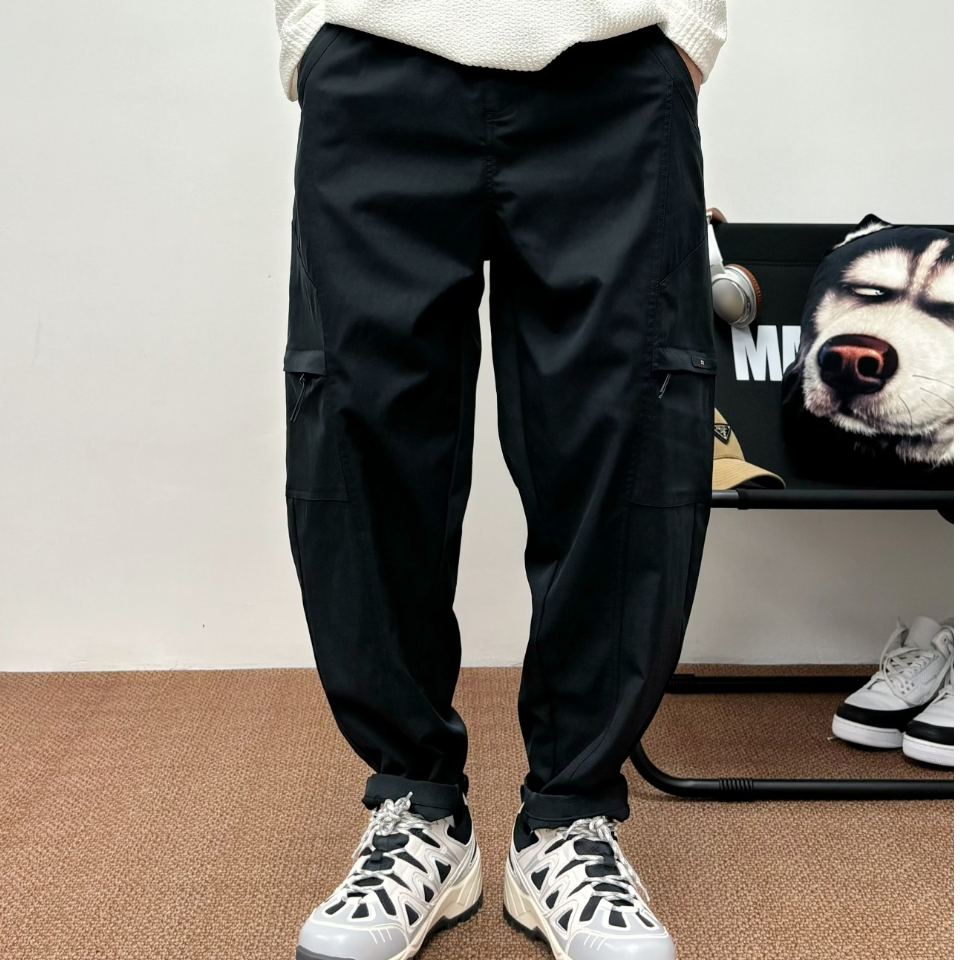 3125#春夏款工装裤潮流休闲裤男士男生上档次裤子新款百搭锥形裤