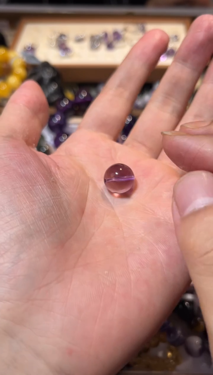 【闪购商品】紫晶吊坠(不含链)未镶嵌紫水晶单珠巴西