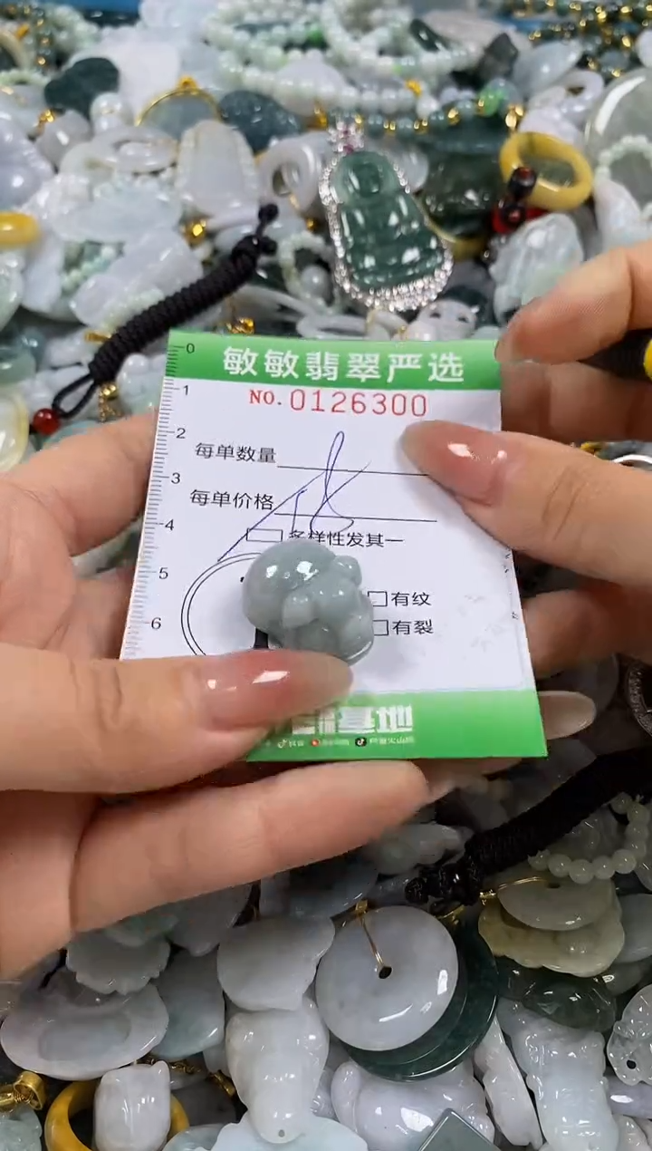 【闪购商品】翡翠颈饰未镶嵌闪购0126300多样性发其一