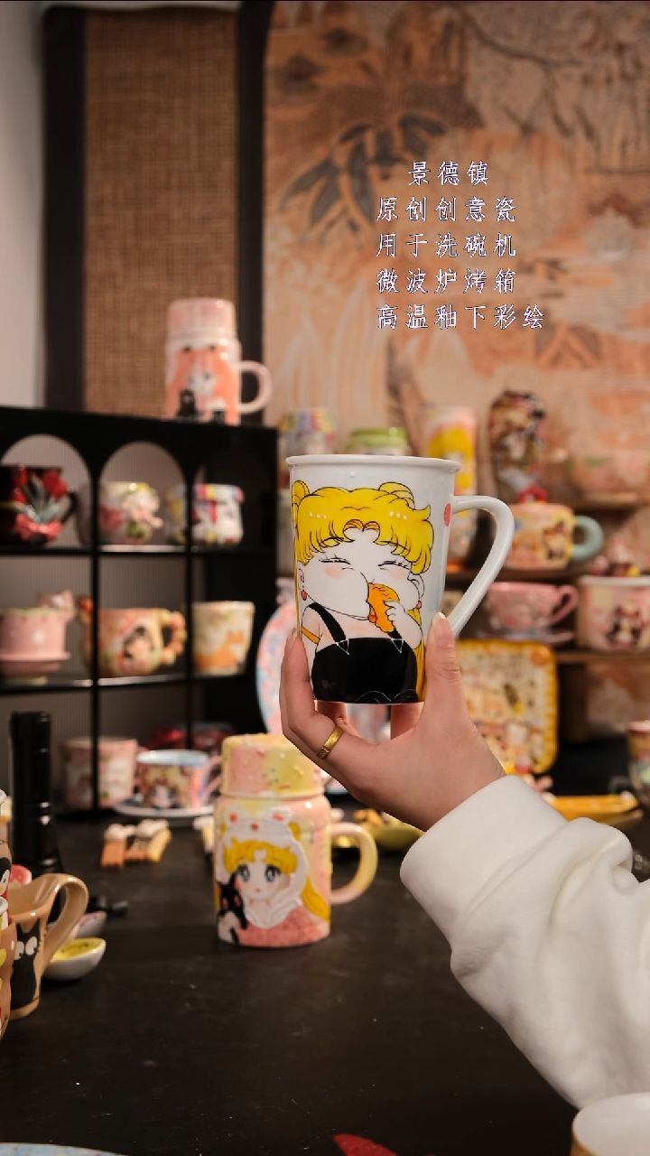 摆件陶旺的可以陶瓷设计师款