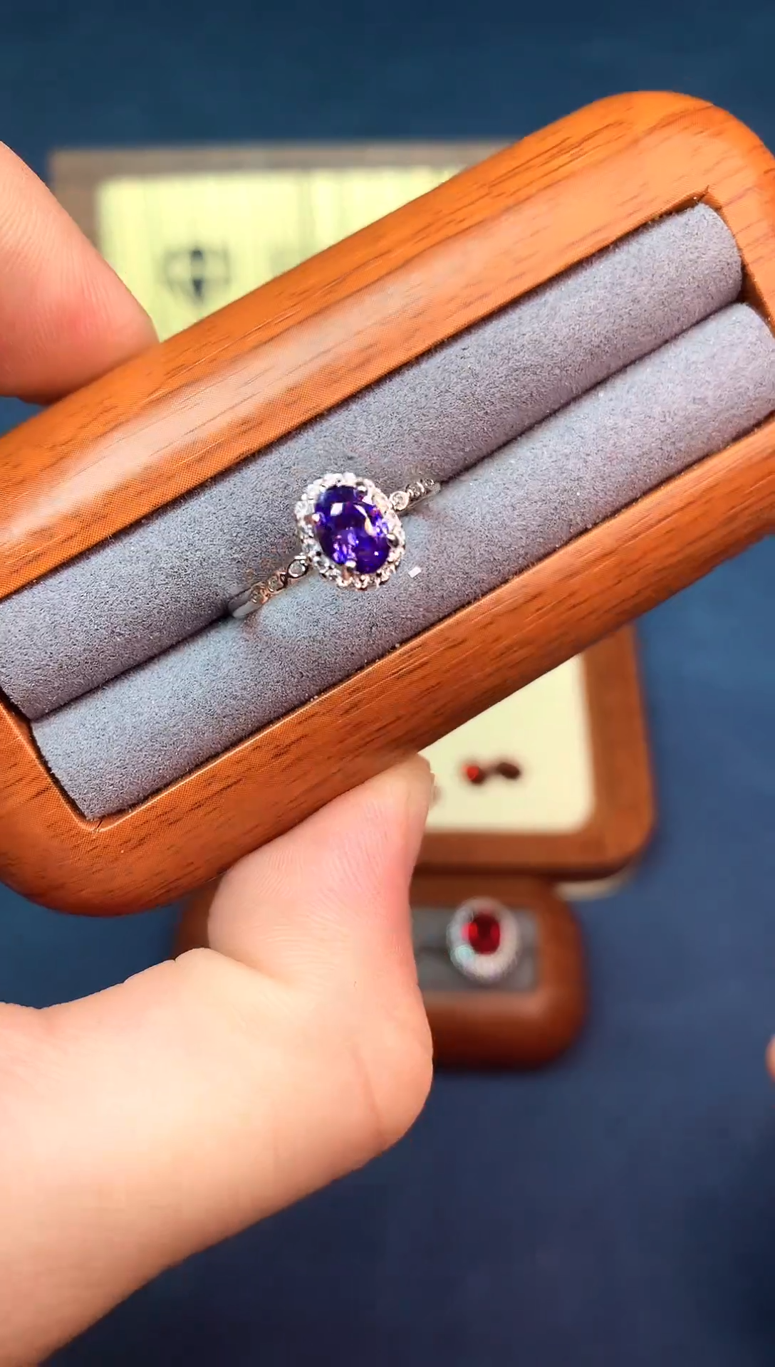 未镶嵌戒指紫晶......