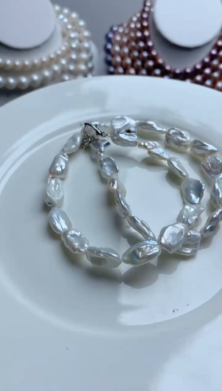 淡水珍珠未镶嵌颈饰0110