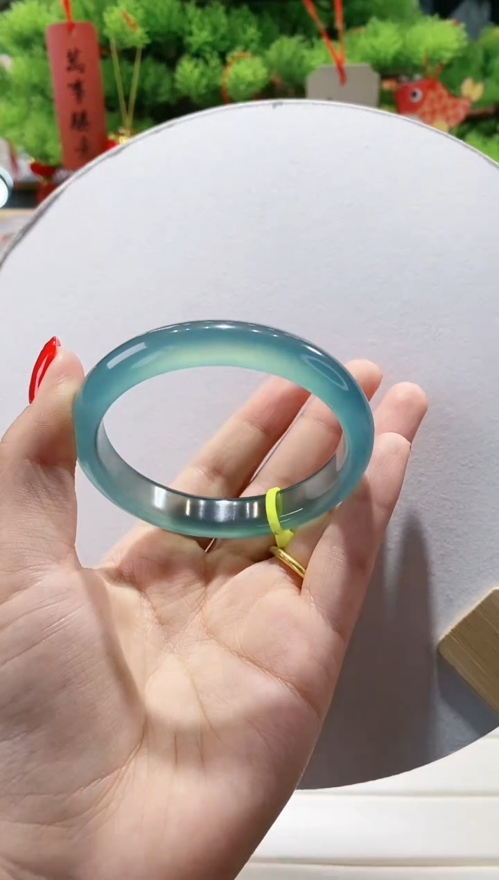 【闪购商品】玛瑙/玉髓手镯未镶嵌108-56.5福利