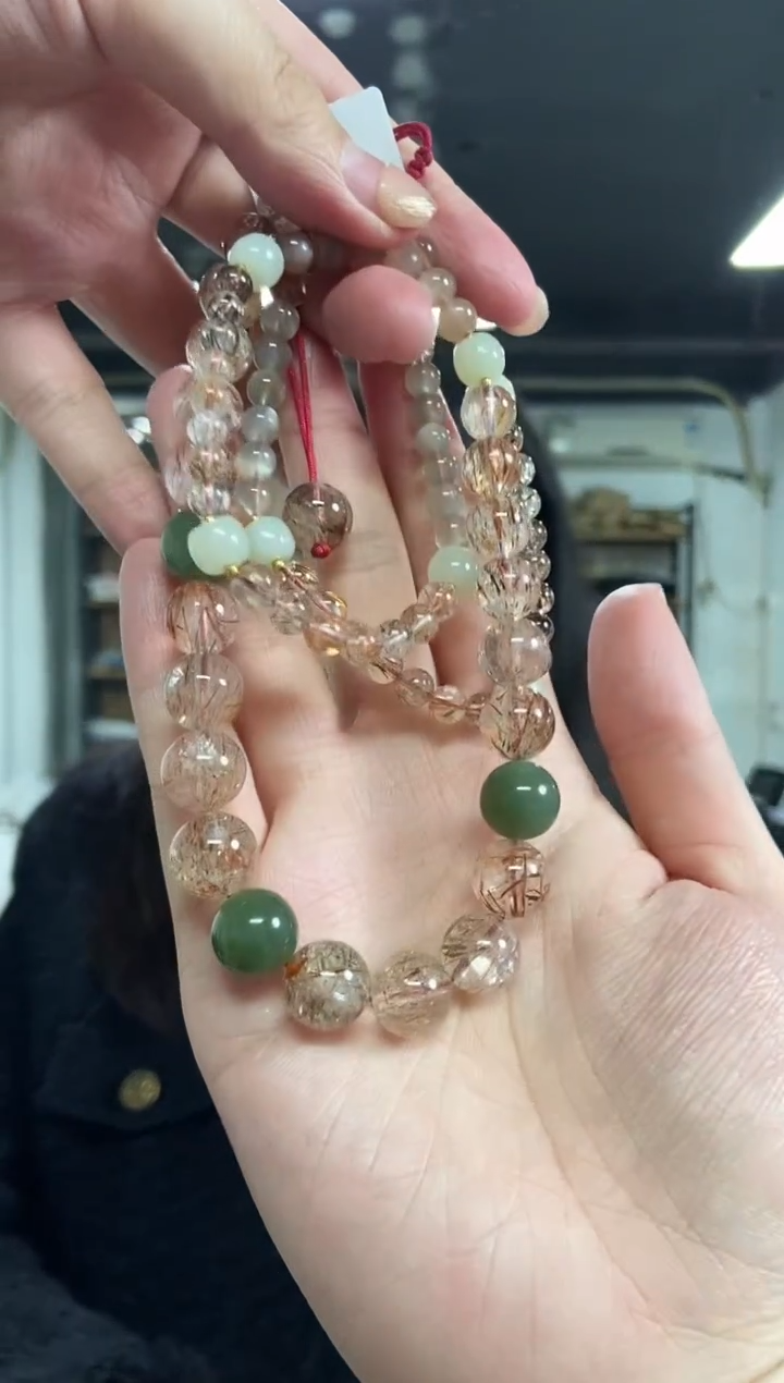 【闪购商品】水晶项链未镶嵌多样性发其一颜色微差