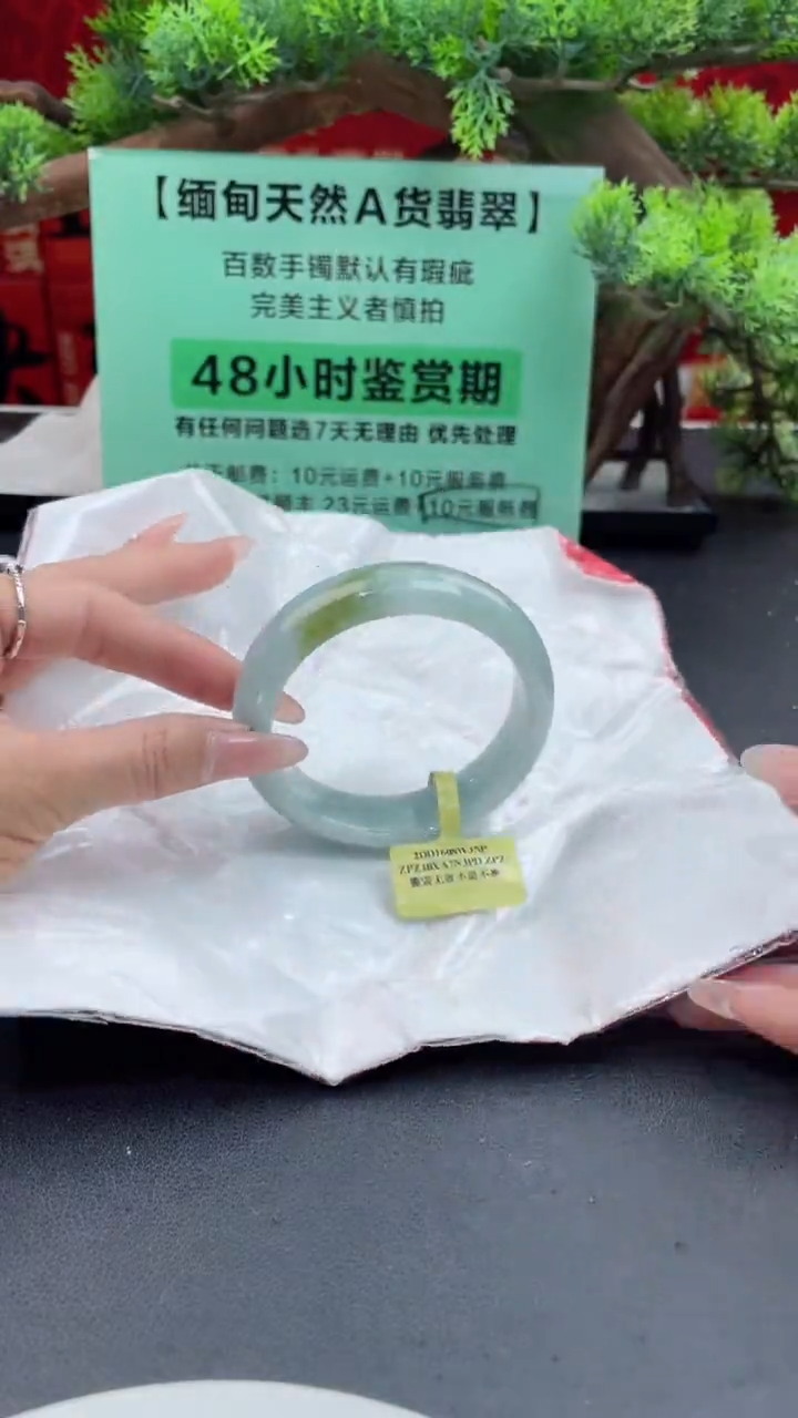 【闪购商品】翡翠手镯未镶嵌翡翠手镯（微瑕）9