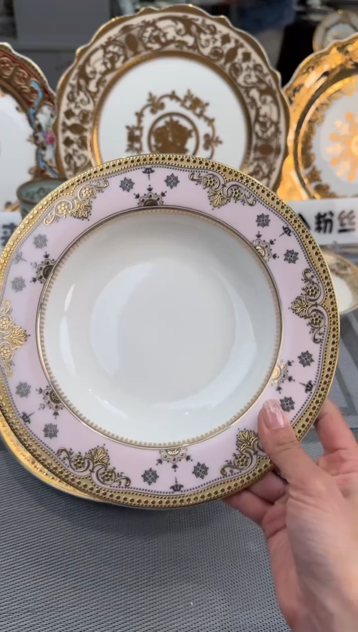 【闪购商品】瓷片8.5英寸草帽盘福利款 微瑕