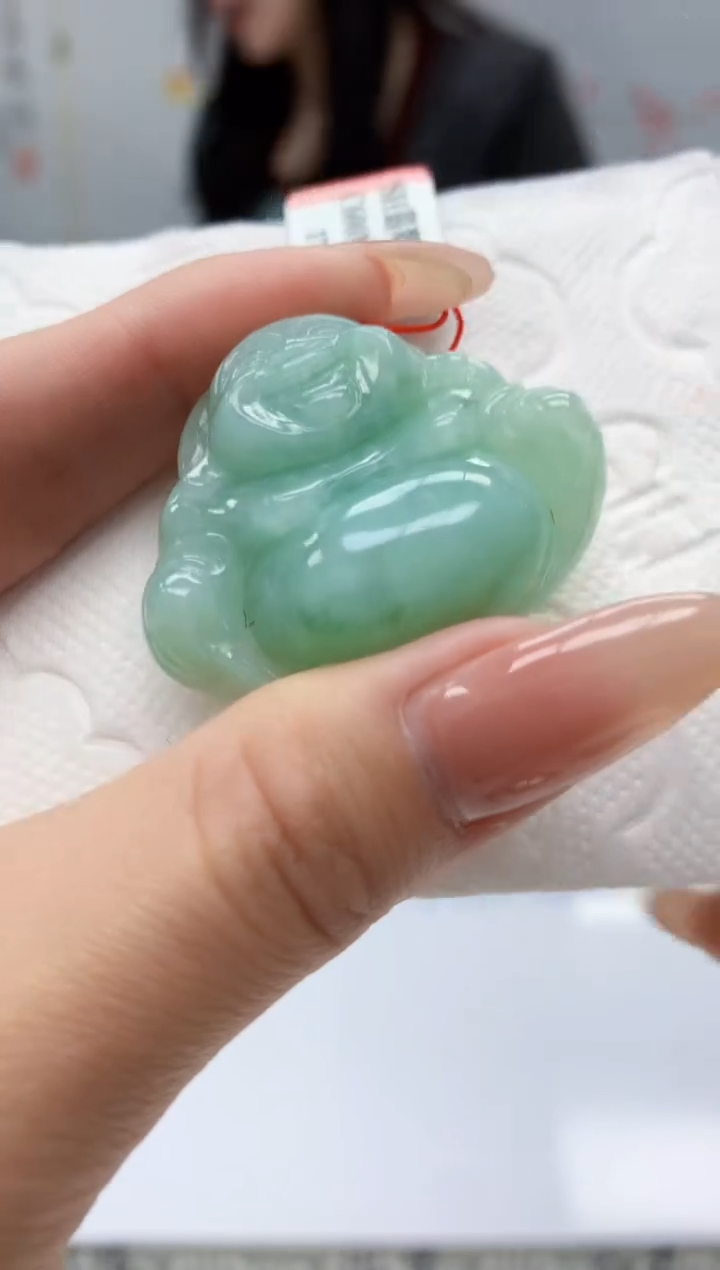 【闪购商品】定制翡翠未镶嵌4852jj-毛货挂件10